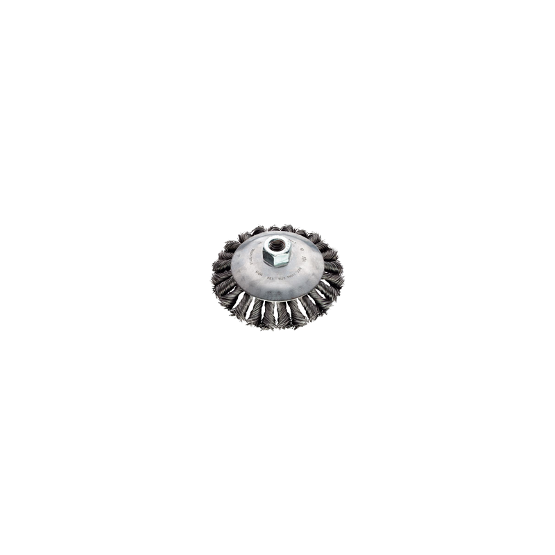 PFERD Threaded Bevel Brushes, Knotted - Stainless Steel Wire (ST) Combitwist Type POS KBG 11515/M14 CT Inox 0,35 (BL 1 Un) PFERD Threaded Bevel Brushes, Knotted - Stainless Steel Wire (ST) Combitwist Type POS KBG 11515/M14 CT Inox 0,35 (BL 1 Un)