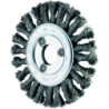 PFERD Wheel Brushes, Knotted - Stainless Steel Wire (Inox) Combitwist Type POS RBG 11512/M14 CT Inox 0,35