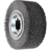 PFERD Wheel Brushes, Crimped, Derrubing Brushes - stranded, Brass-Plated Steel Wire (ST) RBU 25080/50,8 Lit ST (Ø 0,35 mm)