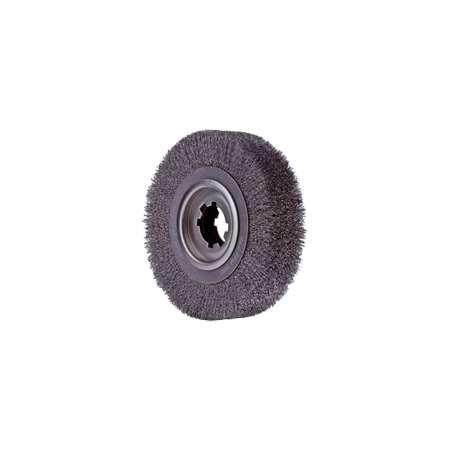 PFERD Wheel Brushes, Crimped, Derrubing Brushes - Stainless Steel Wire (Inox) RBU 25060/50,8 ST (Ø 0,20 mm) PFERD