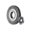 PFERD Wheel Brushes, Crimped, Wide, Universsal Use - Stainless Steel Wire (Inox) POS RBU 15025/AK32-2 Inox 0,30