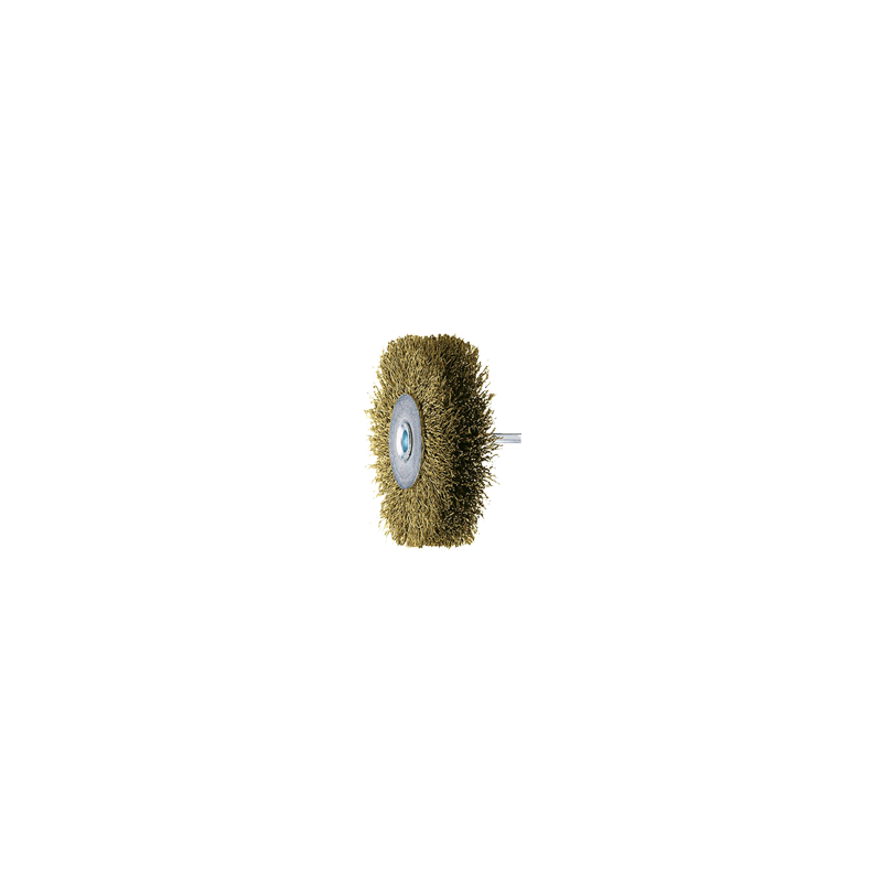 PFERD Shank Mounted Wheel Brushes, Crimped - Brass Wire (Mes) RBU 7015/6 Mes 0,30