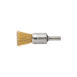 PFERD Shank Mounted End Brushes, Crimped - Brass Wire (Mes) PBU 3029/6 Mes 0,50