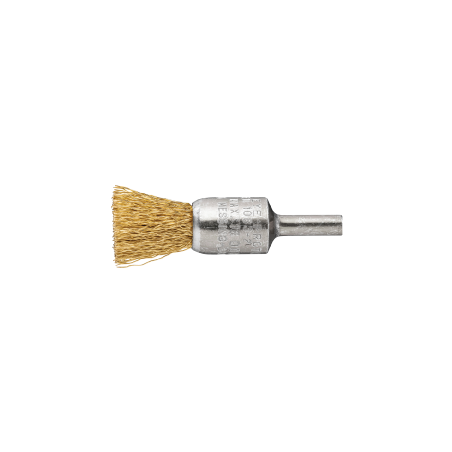PFERD Shank Mounted End Brushes, Crimped - Brass Wire (Mes) PBU 3029/6 Mes 0,50