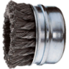 PFERD Threaded Cup Brushes, Knotted, With Bridle - Steel Wire (ST) TBGR 80/M14 ST 0,50