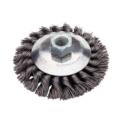 PFERD Threaded Bevel Brushes, Crimped - Steel Wire (ST) POS KBG 11515/M14 ST 0,50 (BL 1 Un)