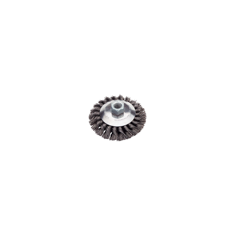 PFERD Threaded Bevel Brushes, Crimped - Steel Wire (ST) POS KBG 11515/M14 ST 0,50 (BL 1 Un)