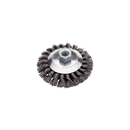 PFERD Threaded Bevel Brushes, Crimped - Steel Wire (ST) POS KBG 11515/M14 ST 0,50 (BL 1 Un)