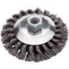 PFERD Threaded Bevel Brushes, Crimped - Steel Wire (ST) POS KBG 11515/M14 ST 0,50 (BL 1 Un)