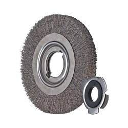 PFERD Wheel Brushes, Crimped, Wide, Industrial Use - Stainless Steel Wire (Inox) RBU 15038/AK32-2 Inox 0,30