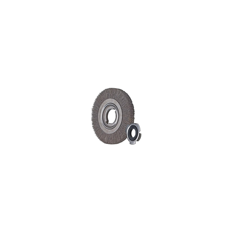 PFERD Wheel Brushes, Crimped, Wide, Industrial Use - Stainless Steel Wire (Inox) RBU 15038/AK32-2 Inox 0,30