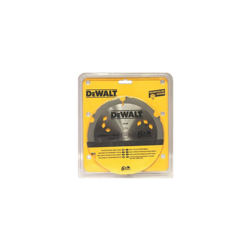 Disco 184x16 Para Corte Fibrocimento DeWALT