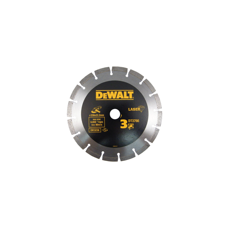 Disco de Diamante de Alto Rendimiento para El Corte de Materiales de Duros/Granitos 230x22.2mm DeWALT