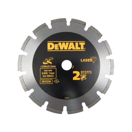 DeWALT High Performance Diamond Blade for Cutting Hard Materials/Granites 230x22.2mm