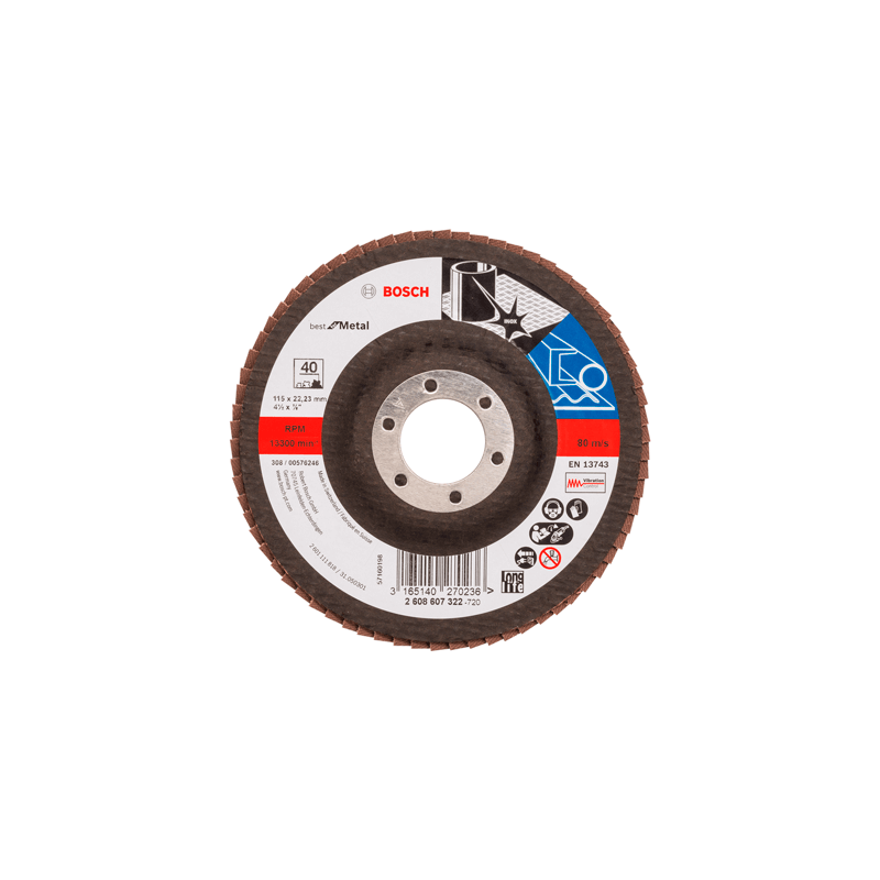 Lam.X571 BestMetal:125mm dir.plás.G80 Lam.X571 BestMetal:125mm dir.plás.G80