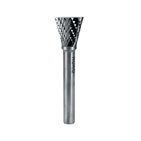 Limas Rotativas De Metal Duro Para Trabalho Em Cantos - Forma N - Angular (WKN) RUKO (Ø 3 mm)