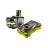 Ryobi Battery High Energy Lithium+ 18 V 9,0 Ah + Charger 5,0 Ah