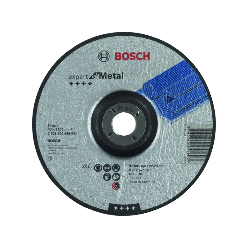 Rebarbar Expert Metal: 180x4,8mm