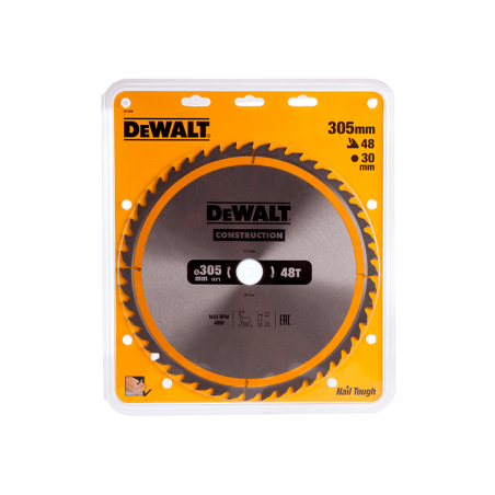 Hoja para sierra circular estacionaria DeWalt (305mm x 30mm x 48D)
