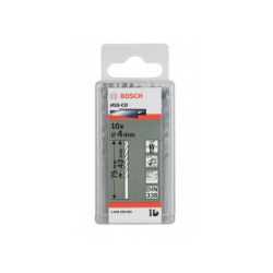 HSS-Co DIN338: 3,7 x 39 x 70: 10 uds