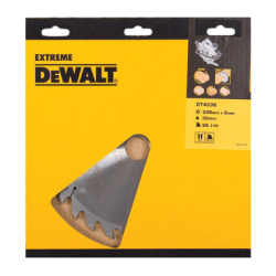Lâmina para serra circular portátil para construção Extreme  DeWalt (235mm x 30mm x 28D)