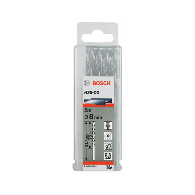 HSS-Co DIN338: 9,5 x 81 x 125: 5 uds HSS-Co DIN338: 9,5 x 81 x 125: 5 uds