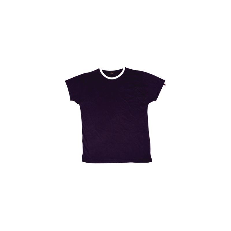 T-SHIRT COM GOLA REDONDA MANGA CURTA