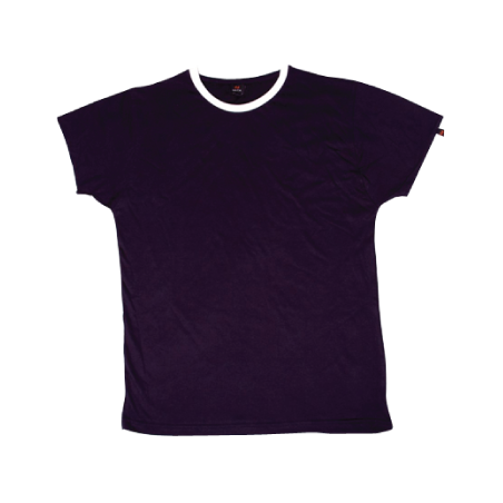 T-SHIRT COM GOLA REDONDA MANGA CURTA