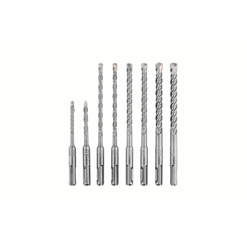 BOSCH 5-10 mm SDS-Plus Bit Set - 8 Pieces BOSCH 5-10 mm SDS-Plus Bit Set - 8 Pieces