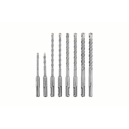 BOSCH 5-10 mm SDS-Plus Bit Set - 8 Pieces