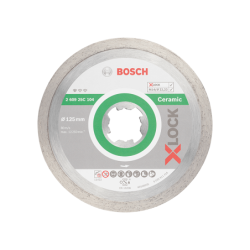 BOSCH 125 mm Diamond Cutting Disc Standard for Ceramic X-LOCK