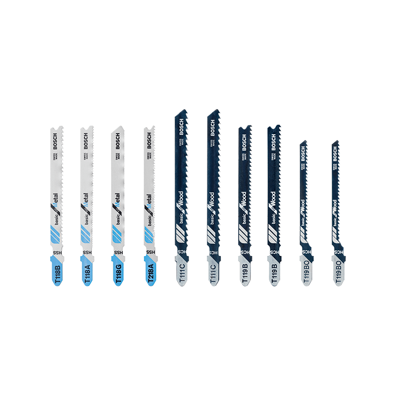 BOSCH Wood and Metal Basic Set - 10 Pieces BOSCH Wood and Metal Basic Set - 10 Pieces