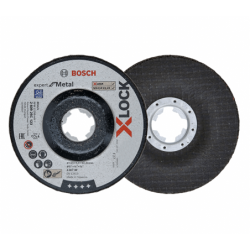 BOSCH 125 x 6 mm Roughing Disc Expert for Metal X-LOCK - 5 Pieces