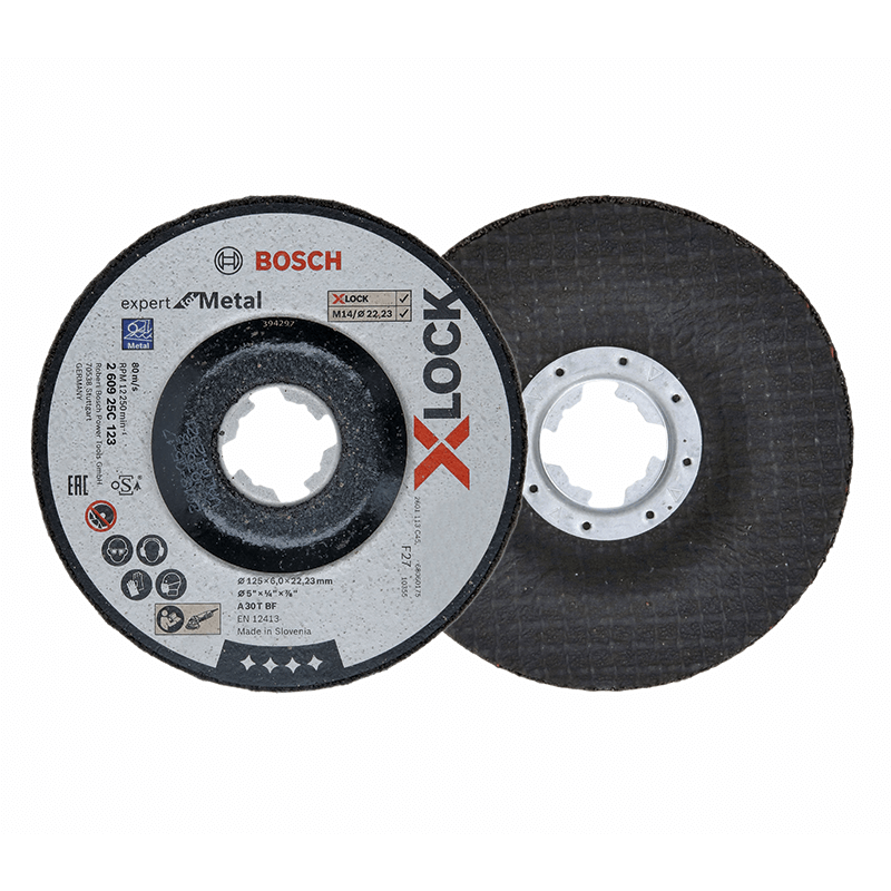 BOSCH 125 x 6 mm Roughing Disc Expert for Metal X-LOCK - 5 Pieces BOSCH 125 x 6 mm Roughing Disc Expert for Metal X-LOCK - 5 Pieces