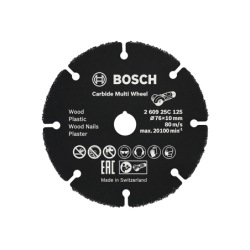 BOSCH 76 mm Cutting Disc Carbide Multi Wheel