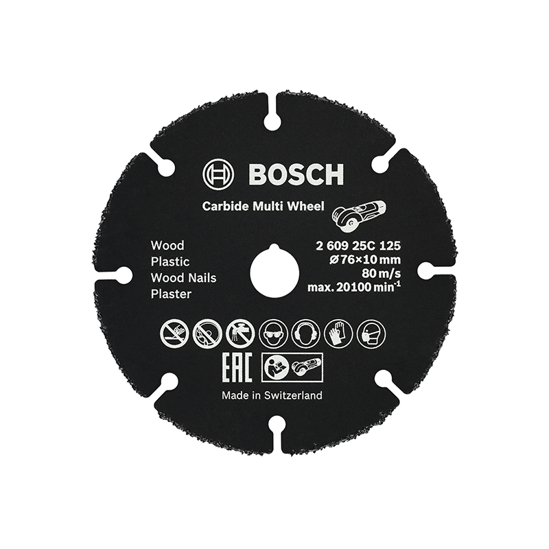 BOSCH 76 mm Cutting Disc Carbide Multi Wheel BOSCH 76 mm Cutting Disc Carbide Multi Wheel