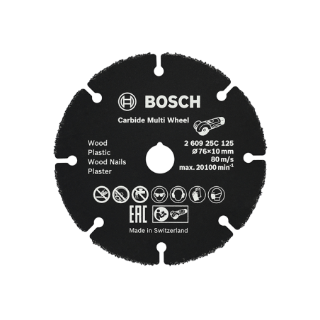 BOSCH 76 mm Cutting Disc Carbide Multi Wheel