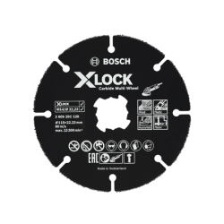 BOSCH 115 mm Cutting Disc Carbide Multi Wheel X-LOCK