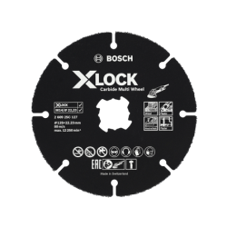 BOSCH 125 mm Cutting Disc Carbide Multi Wheel X-LOCK