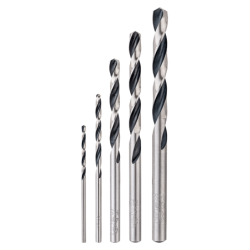 BOSCH 2-6 mm Metal and Wood Spiral Bits - 5 Pieces