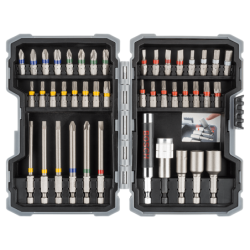 BOSCH Screwdriver bits and Socket Spanner Set - 43 Pieces