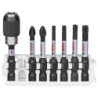 BOSCH Screwdriver Bit and Accessory Wrench Set - 7 Pieces