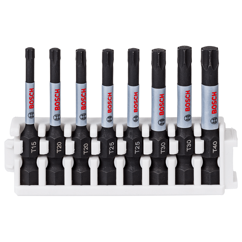BOSCH 50 mm Torx Screwdriver Bit Set - 8 Pieces BOSCH 50 mm Torx Screwdriver Bit Set - 8 Pieces