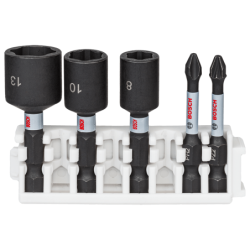 BOSCH Screwdriver Bit and Socket Spanner Wrench Set - 5 Pieces