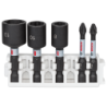 BOSCH Screwdriver Bit and Socket Spanner Wrench Set - 5 Pieces