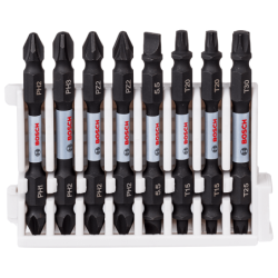 BOSCH Double Blade Screwdriver Bit Set - 8 Pieces