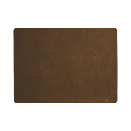 Mantel Individual 46x33cm Sepia Oscuro - Soft Leather