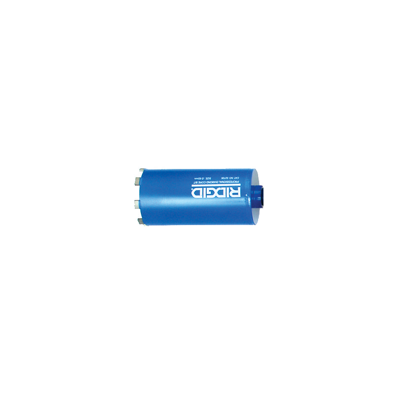 Perfuração Segmentada a Seco com Brocas de Diamante 70 mm 82 mm RIDGID Perfuração Segmentada a Seco com Brocas de Diamante 70 mm 82 mm RIDGID