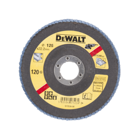 10 DeWalt Flap Disc Angled 125xG120