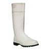 BOTA PVC BRANCA COM FORRO EM JERSEY